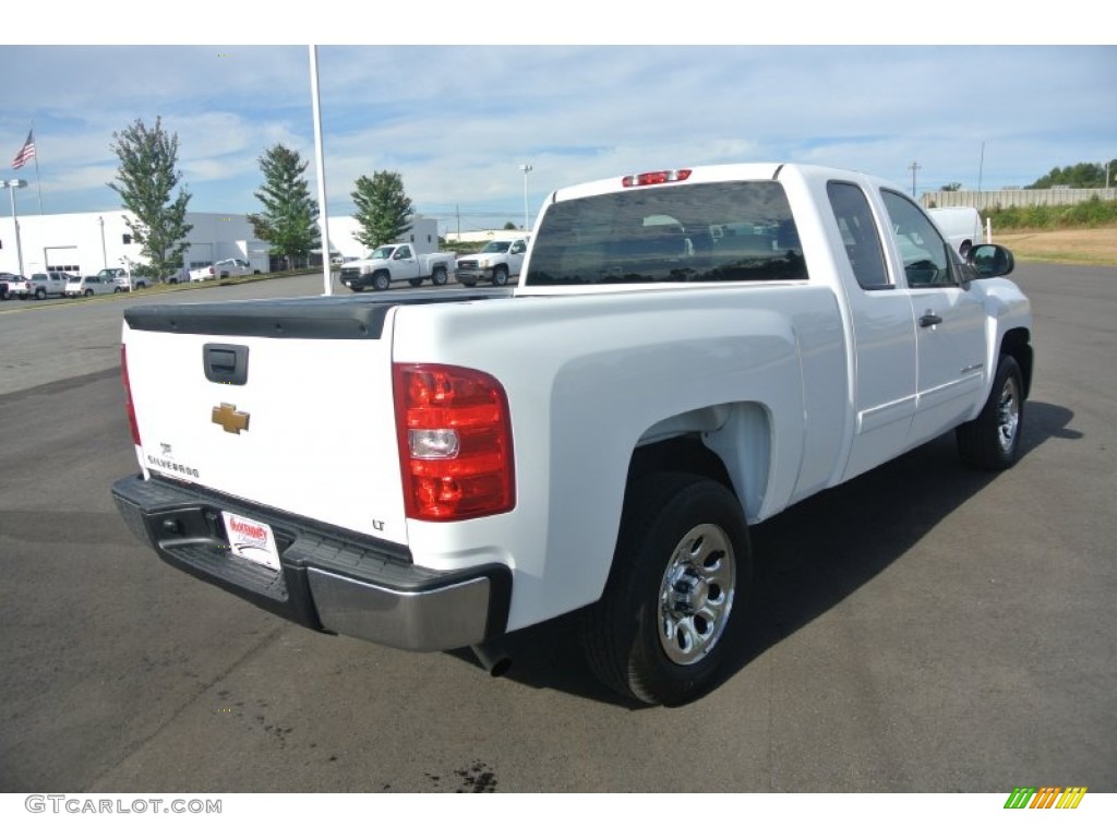 2013 Silverado 1500 LT Extended Cab - Summit White / Light Titanium/Dark Titanium photo #6