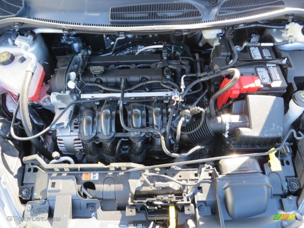 2014 Ford Fiesta S Hatchback 1.6 Liter DOHC 16-Valve Ti-VCT 4 Cylinder Engine Photo #86605764