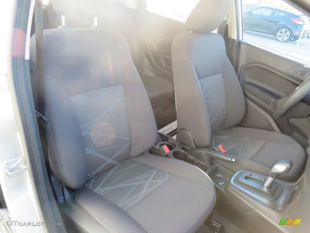2014 Fiesta S Hatchback - Ingot Silver / Charcoal Black photo #19