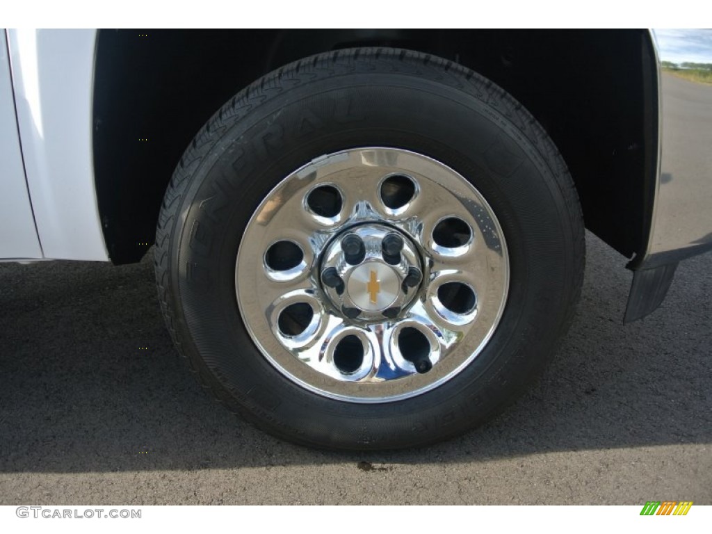 2013 Silverado 1500 LT Extended Cab - Summit White / Light Titanium/Dark Titanium photo #17