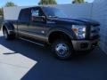 Blue Jeans Metallic 2014 Ford F350 Super Duty King Ranch Crew Cab 4x4 Dually