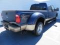 2014 Blue Jeans Metallic Ford F350 Super Duty King Ranch Crew Cab 4x4 Dually  photo #3