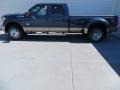 2014 Blue Jeans Metallic Ford F350 Super Duty King Ranch Crew Cab 4x4 Dually  photo #5