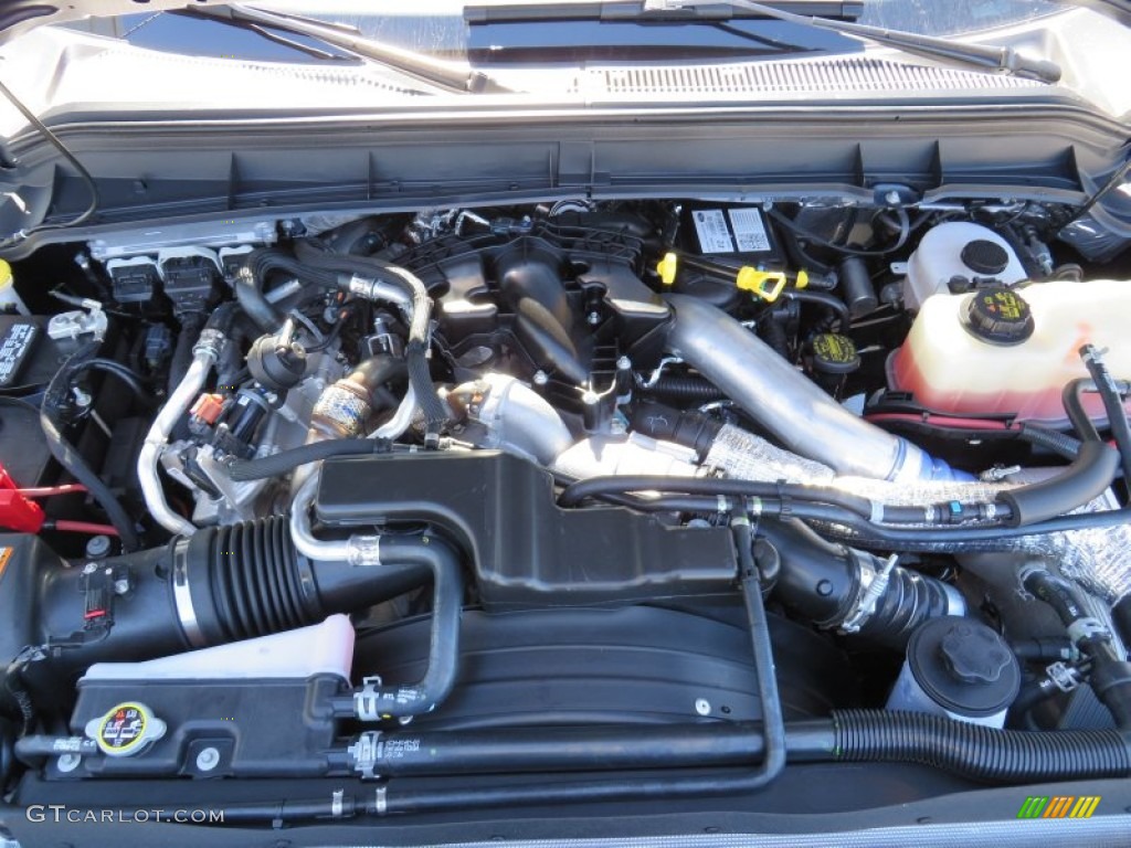 2014 Ford F350 Super Duty King Ranch Crew Cab 4x4 Dually Engine Photos