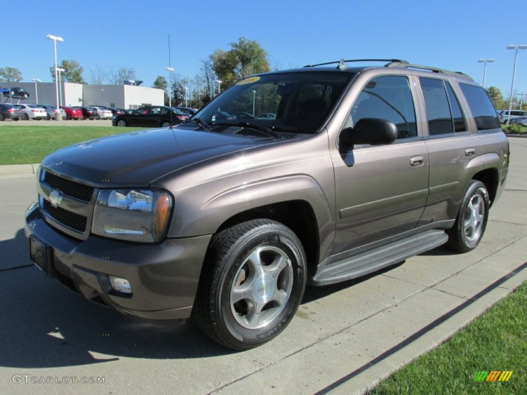 2008 TrailBlazer LT 4x4 - Desert Brown Metallic / Ebony photo #7