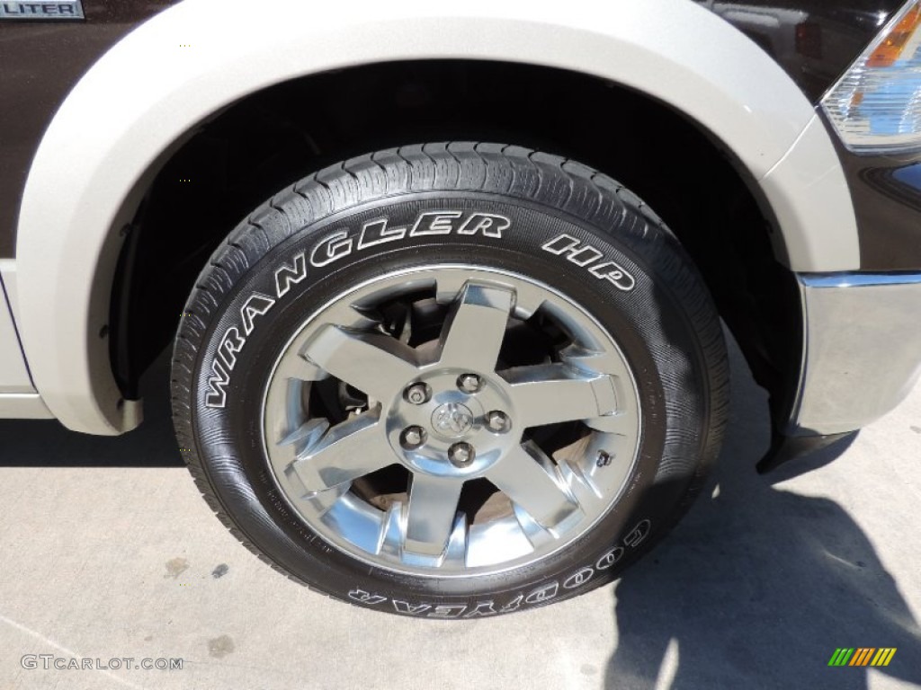 2011 Ram 1500 Laramie Crew Cab 4x4 - Rugged Brown Pearl / Light Pebble Beige/Bark Brown photo #19