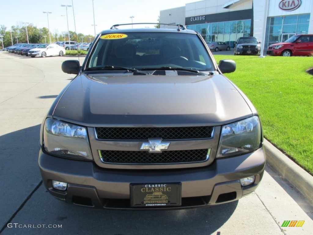 2008 TrailBlazer LT 4x4 - Desert Brown Metallic / Ebony photo #8