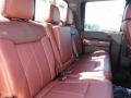 2014 Ford F350 Super Duty King Ranch Chaparral Leather Interior Rear Seat Photo