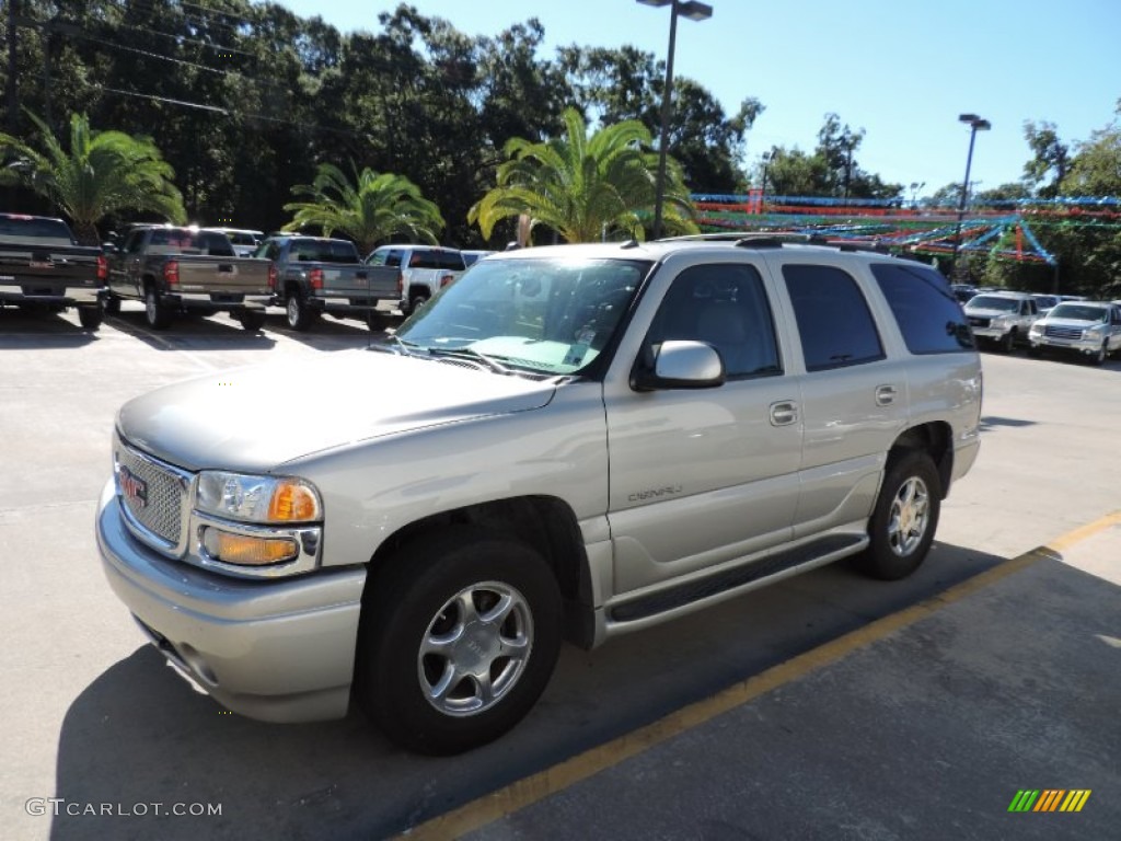 2004 Yukon Denali AWD - Silver Birch Metallic / Sandstone photo #5