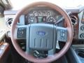 2014 Ford F350 Super Duty King Ranch Chaparral Leather Interior Steering Wheel Photo