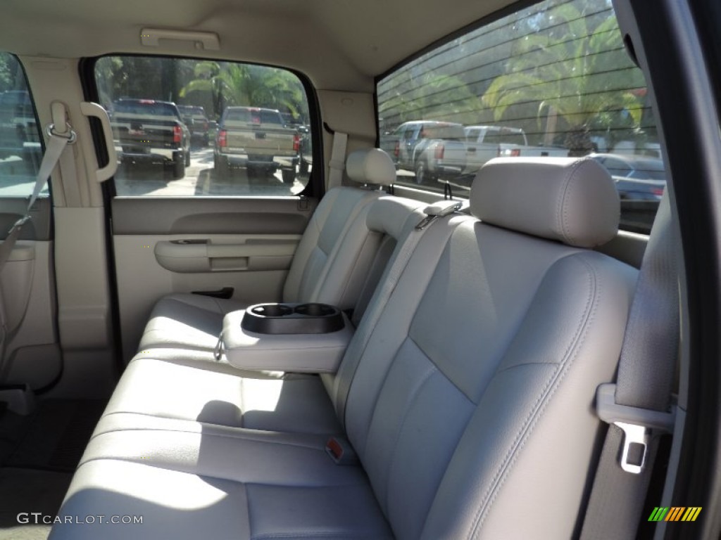 2011 Sierra 1500 SLE Crew Cab 4x4 - Gray Green Metallic / Dark Titanium/Light Titanium photo #8