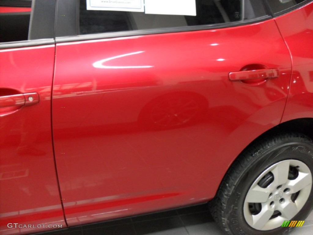 2008 Rogue S AWD - Venom Red Pearl / Black photo #8