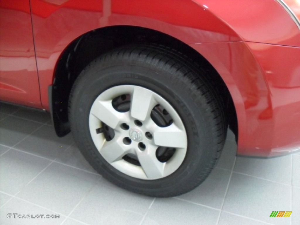 2008 Rogue S AWD - Venom Red Pearl / Black photo #24