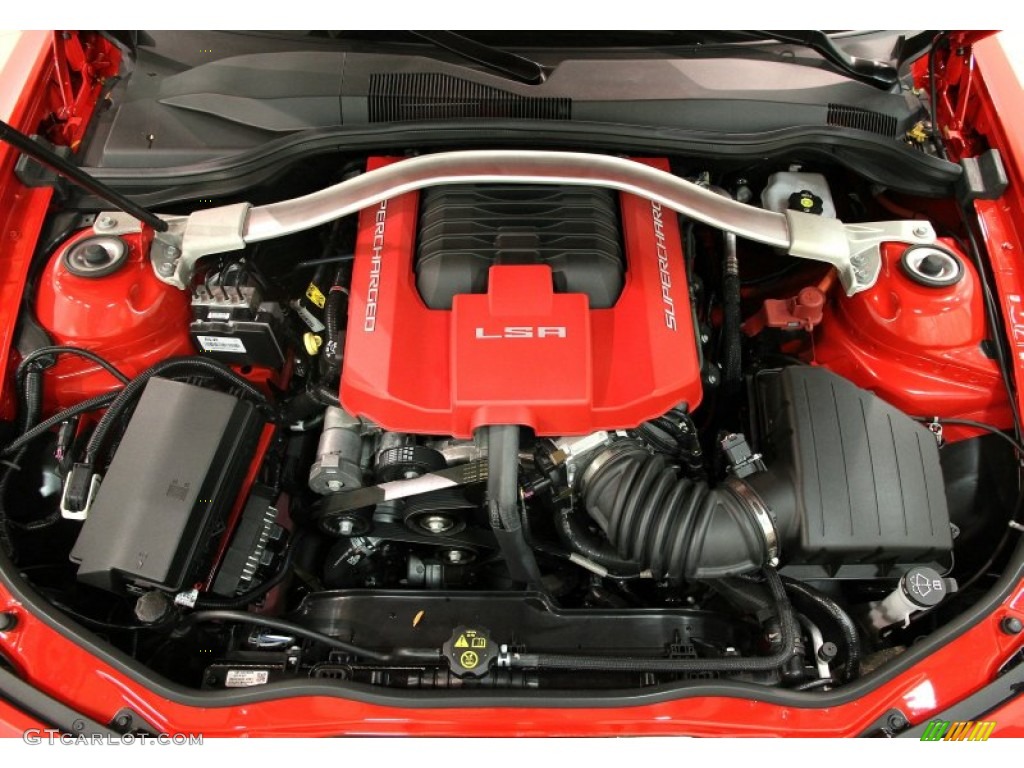 2013 Chevrolet Camaro ZL1 6.2 Liter Eaton Supercharged OHV 16-Valve LSA V8 Engine Photo #86609586