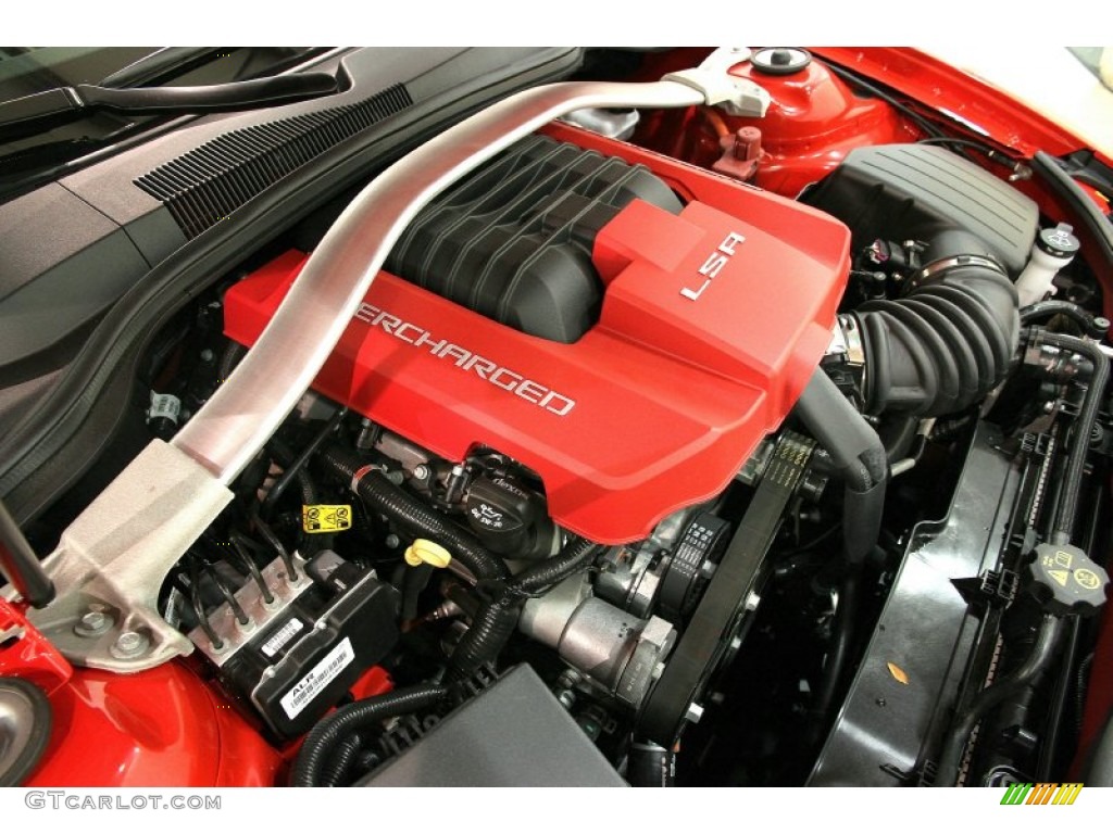 2013 Chevrolet Camaro ZL1 6.2 Liter Eaton Supercharged OHV 16-Valve LSA V8 Engine Photo #86609607