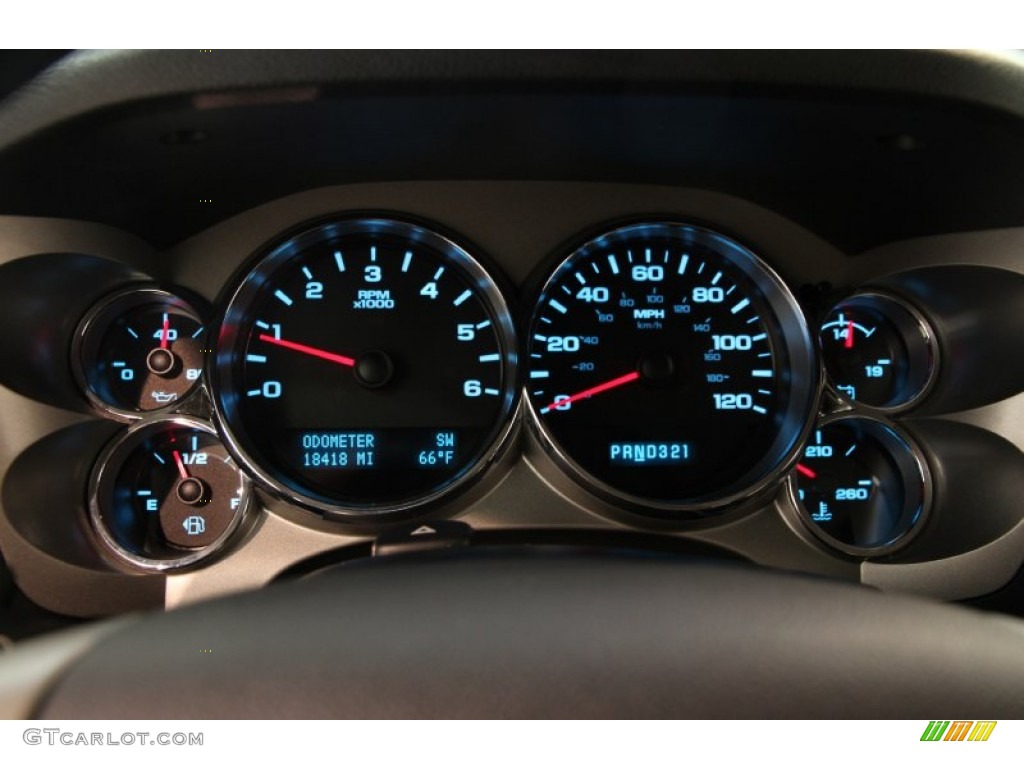 2013 Chevrolet Silverado 1500 LT Extended Cab 4x4 Gauges Photo #86610021