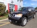 2010 Galaxy Black Metallic Nissan Armada Titanium 4WD  photo #1