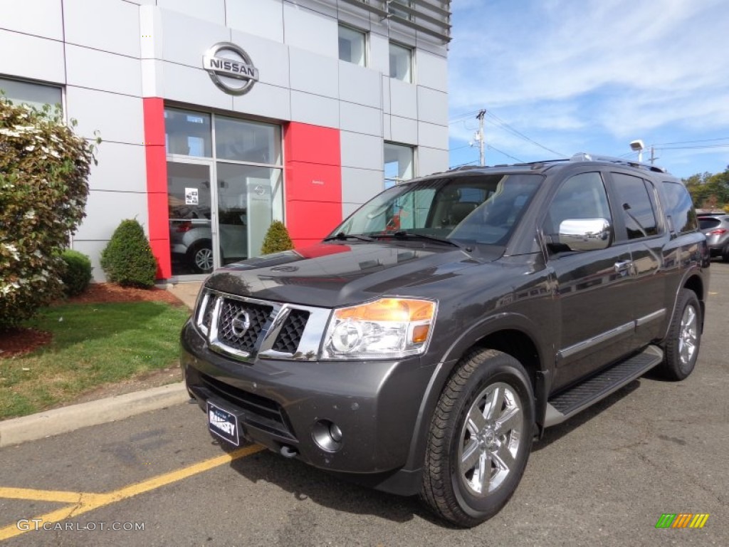 Smoke Gray Nissan Armada