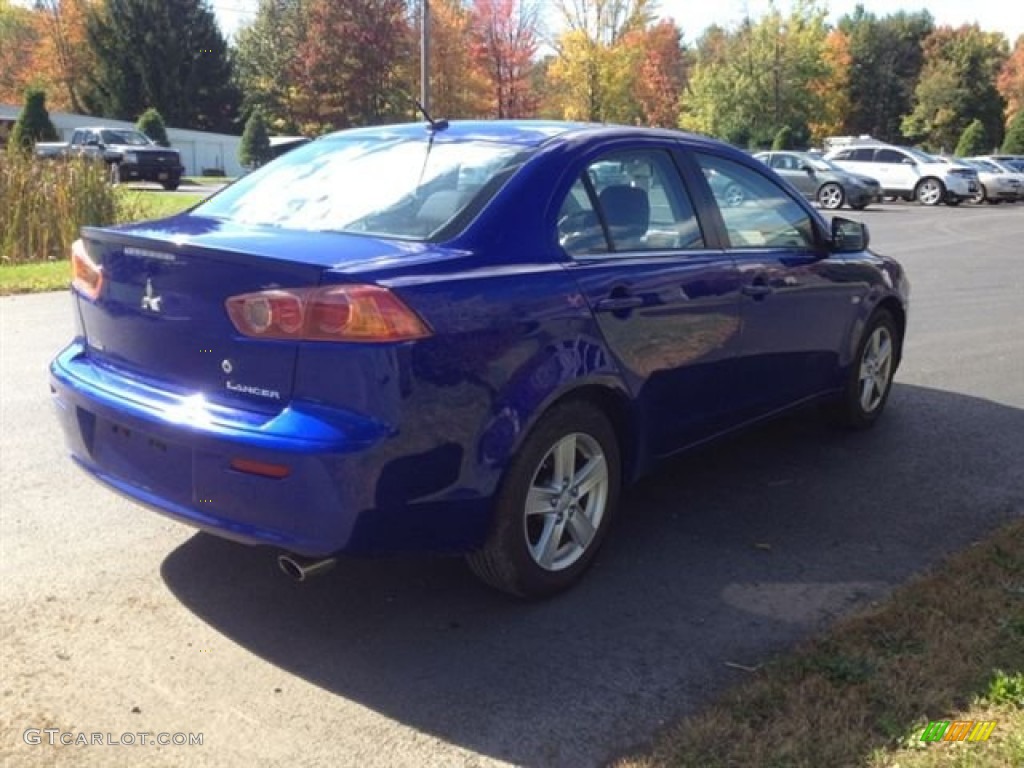 2008 Lancer ES - Electric Blue Pearl / Black photo #5