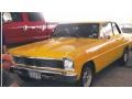 Yellow 1967 Chevrolet Chevy II Nova 2 Door Hardtop