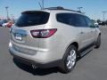 2014 Champagne Silver Metallic Chevrolet Traverse LTZ AWD  photo #3