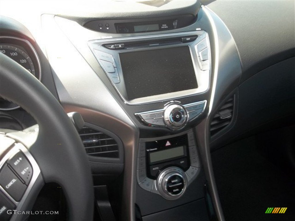 2013 Elantra Limited - Harbor Gray Metallic / Black photo #8