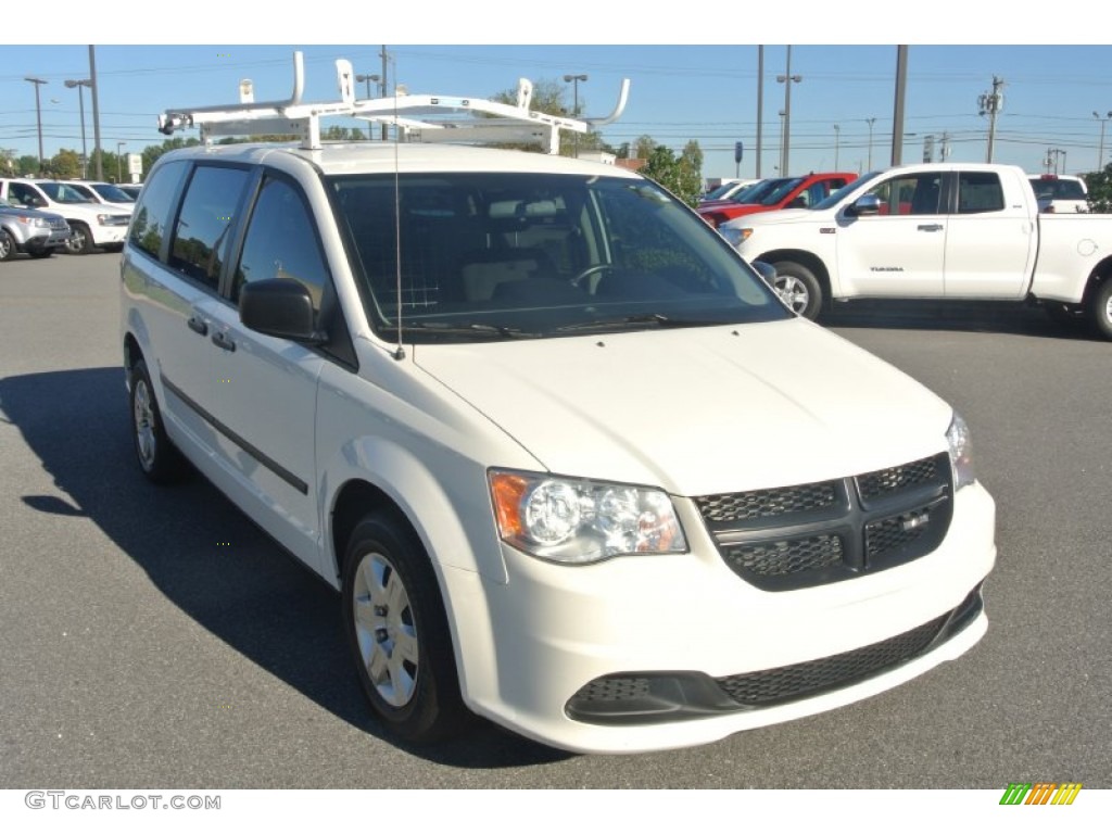 2012 Ram Van C/V - Stone White / Black/Light Graystone photo #2