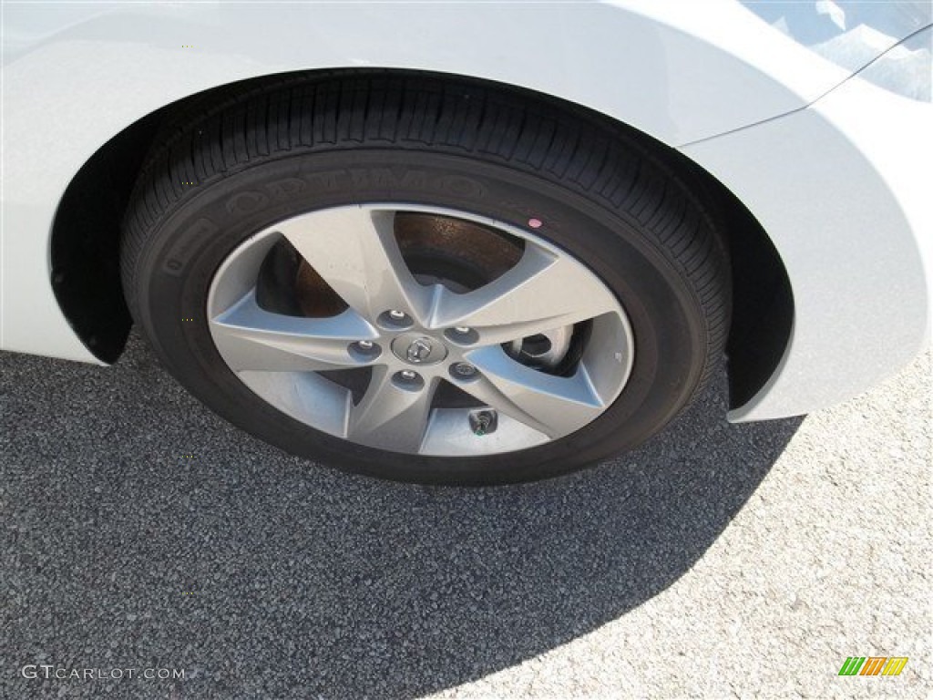 2013 Elantra GLS - Shimmering White / Beige photo #4