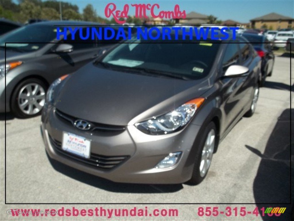 2013 Elantra Limited - Desert Bronze / Black photo #1