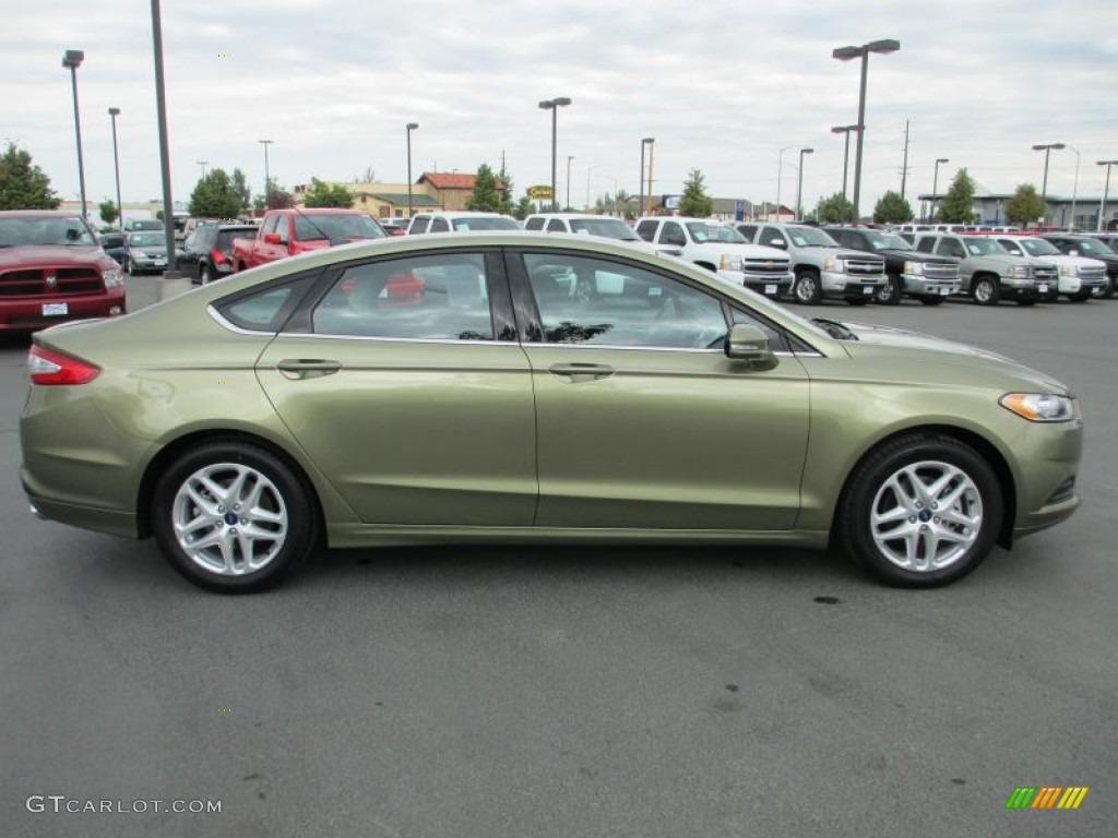 2013 Fusion SE 1.6 EcoBoost - Ginger Ale Metallic / Charcoal Black photo #7