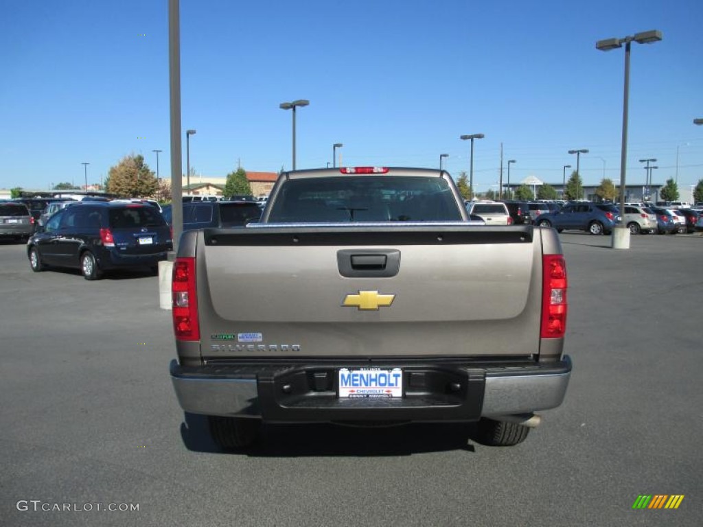 2012 Silverado 1500 Work Truck Regular Cab - Mocha Steel Metallic / Dark Titanium photo #5