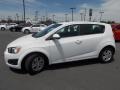 2013 Summit White Chevrolet Sonic LT Hatch  photo #6