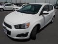 2013 Summit White Chevrolet Sonic LT Hatch  photo #7