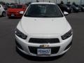 2013 Summit White Chevrolet Sonic LT Hatch  photo #8