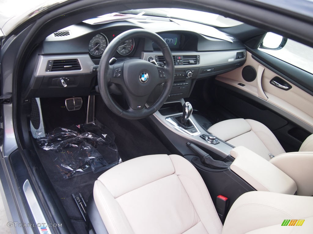2011 3 Series 335is Coupe - Space Gray Metallic / Oyster/Black Dakota Leather photo #15