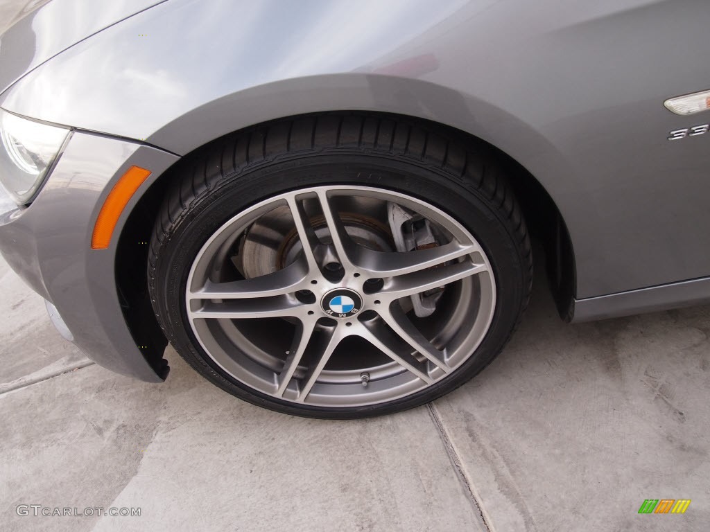 2011 3 Series 335is Coupe - Space Gray Metallic / Oyster/Black Dakota Leather photo #17