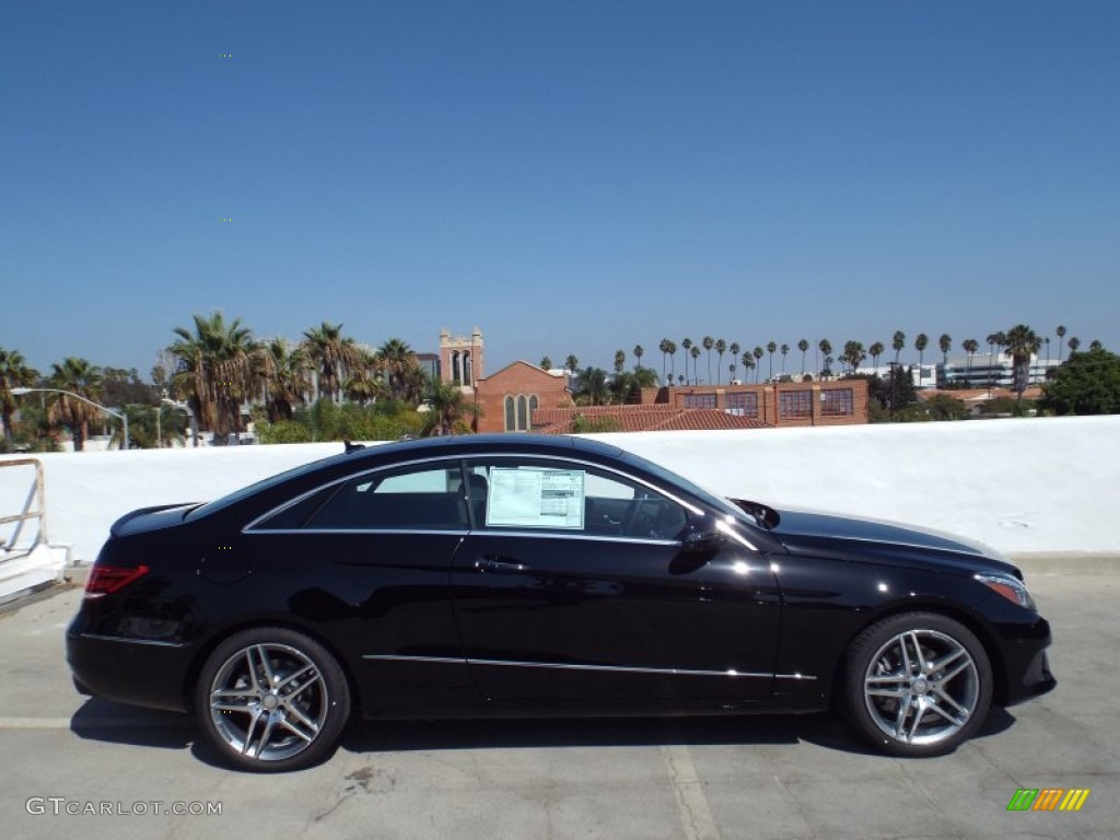 2014 E 350 Coupe - Black / Black photo #3