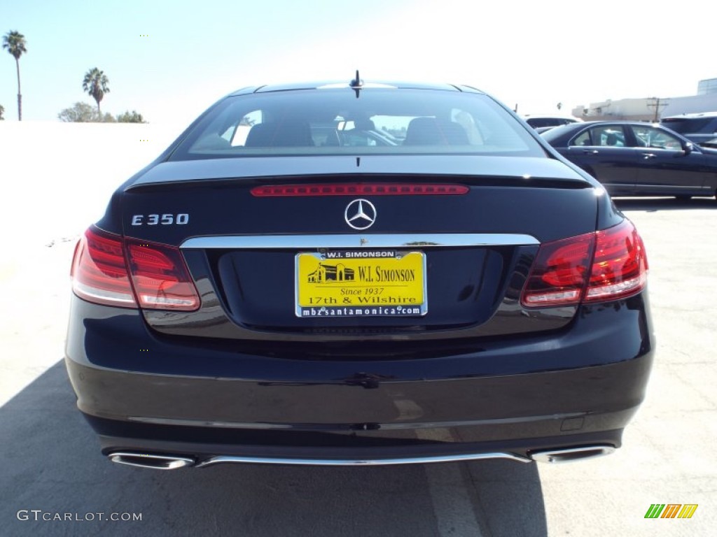 2014 E 350 Coupe - Black / Black photo #5