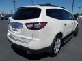 2014 White Diamond Tricoat Chevrolet Traverse LTZ AWD  photo #3