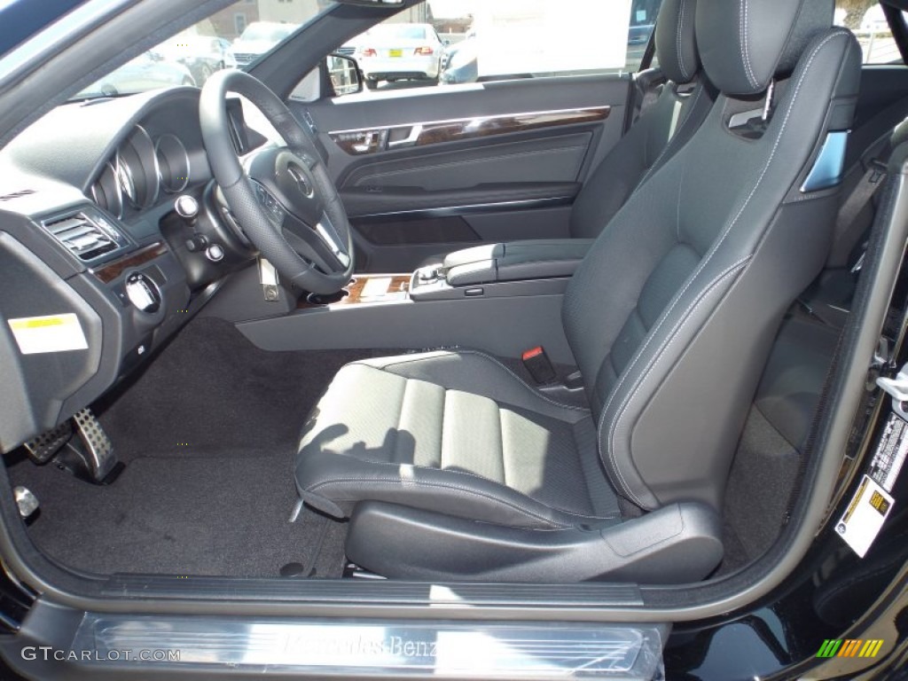 2014 E 350 Coupe - Black / Black photo #7