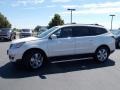 2014 White Diamond Tricoat Chevrolet Traverse LTZ AWD  photo #6