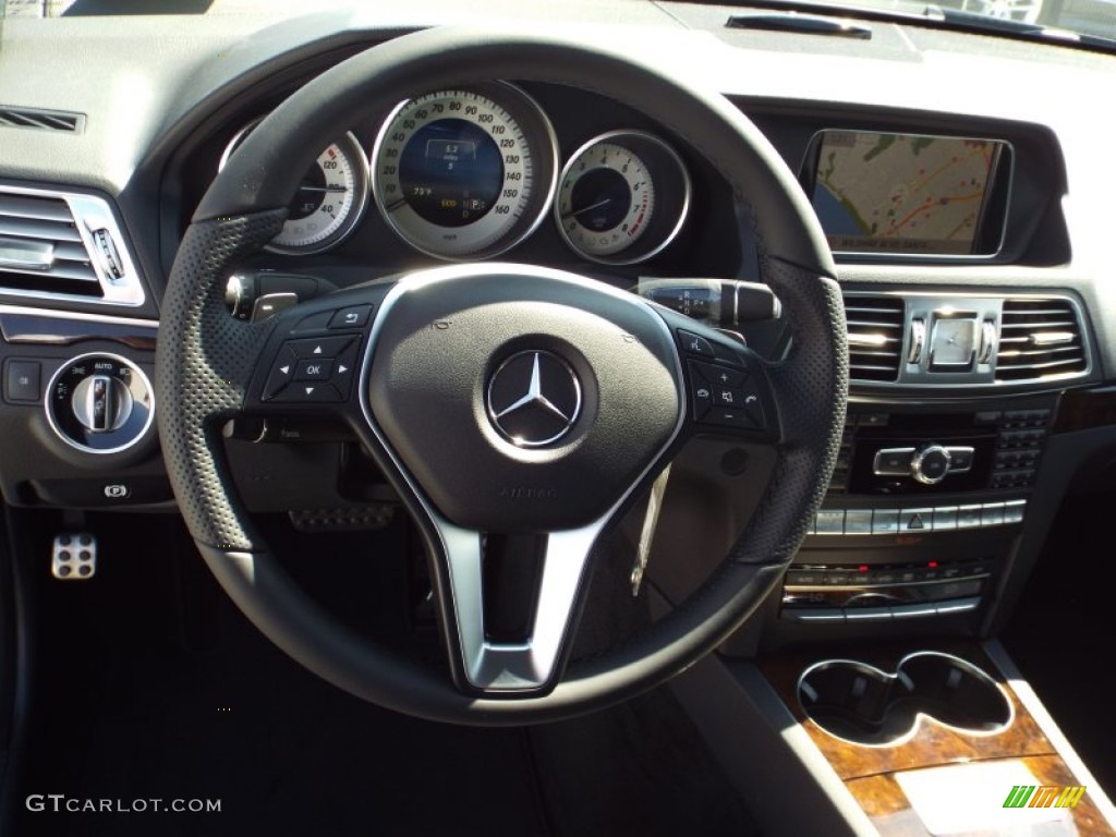 2014 E 350 Coupe - Black / Black photo #9
