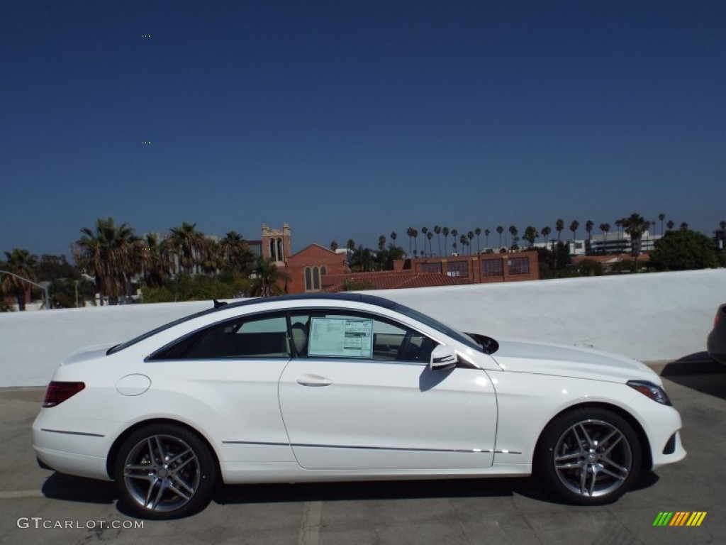 Polar White 2014 Mercedes-Benz E 350 Coupe Exterior Photo #86619847