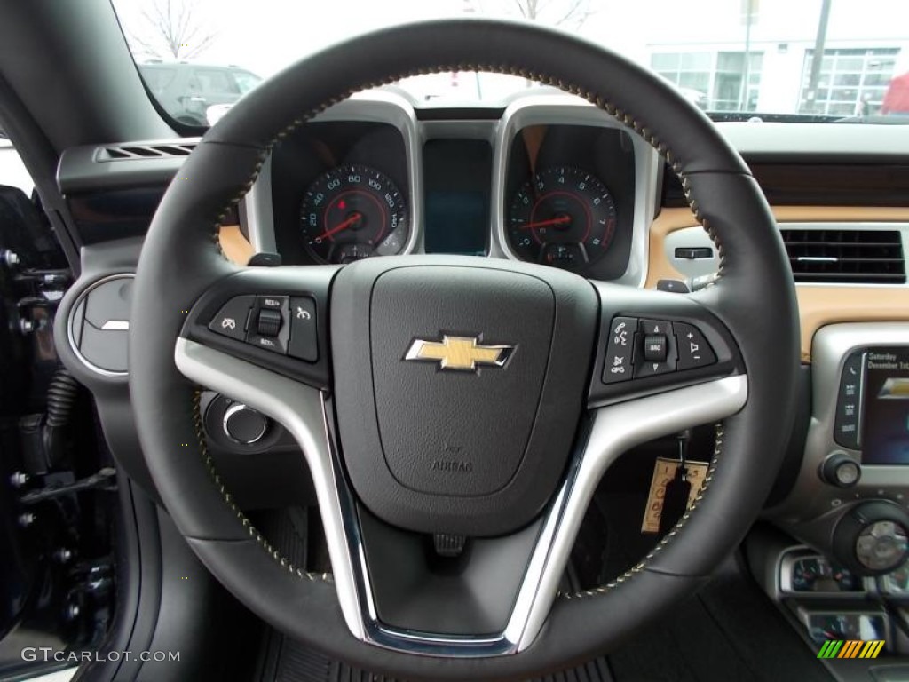 2013 Chevrolet Camaro LT Dusk Special Edition Coupe Special Edition Dusk Mojave Steering Wheel Photo #86620003