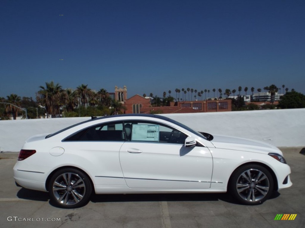 Polar White 2014 Mercedes-Benz E 350 Coupe Exterior Photo #86620129