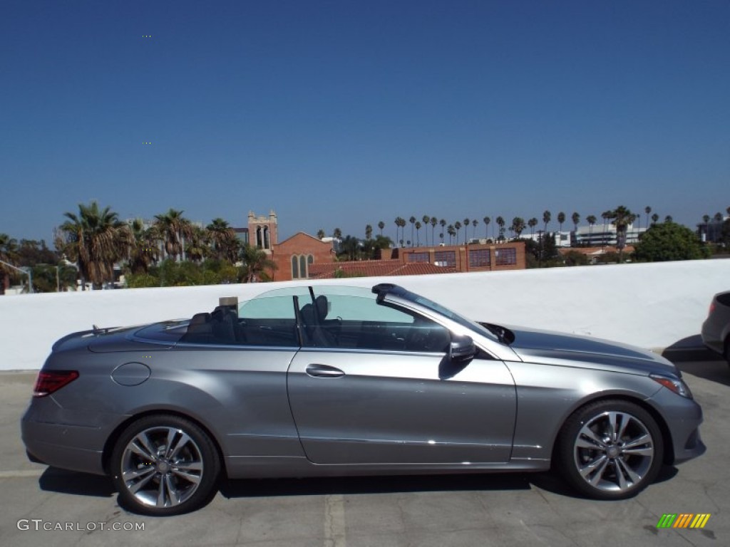 2014 E 350 Cabriolet - Paladium Silver Metallic / Black photo #3