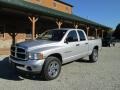 2003 Bright Silver Metallic Dodge Ram 1500 SLT Quad Cab 4x4  photo #2