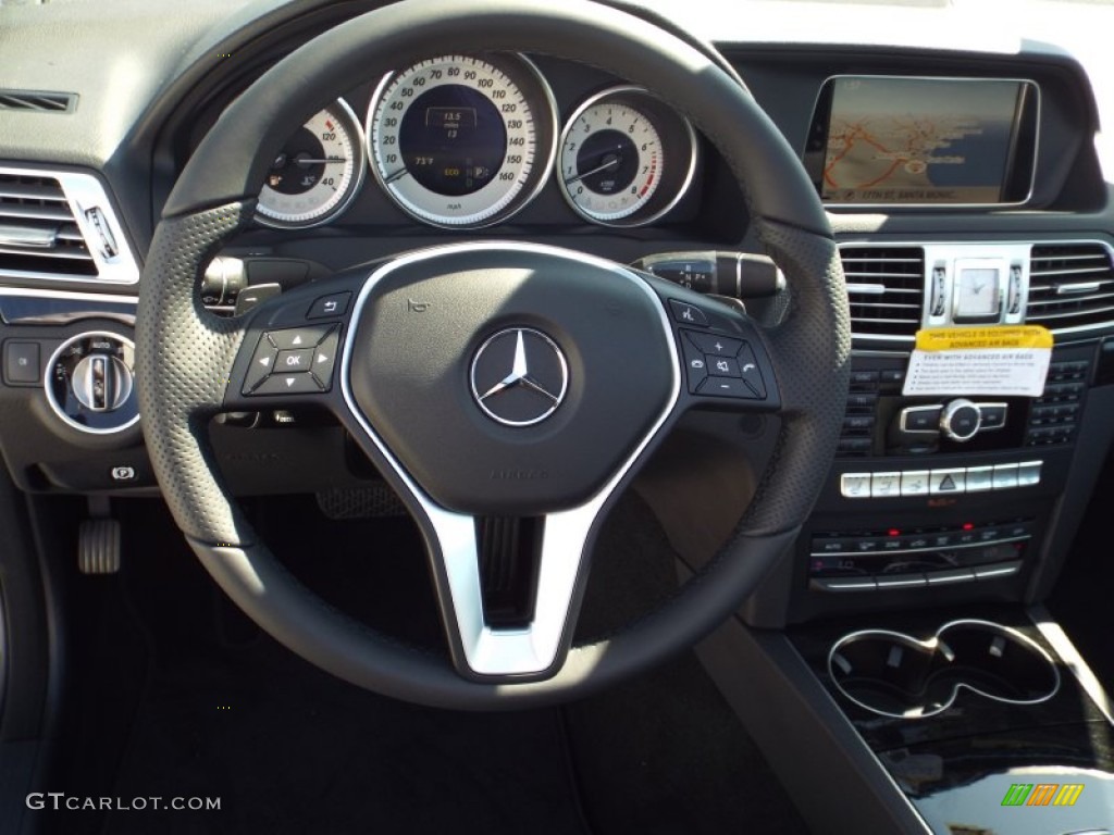 2014 E 350 Cabriolet - Paladium Silver Metallic / Black photo #7