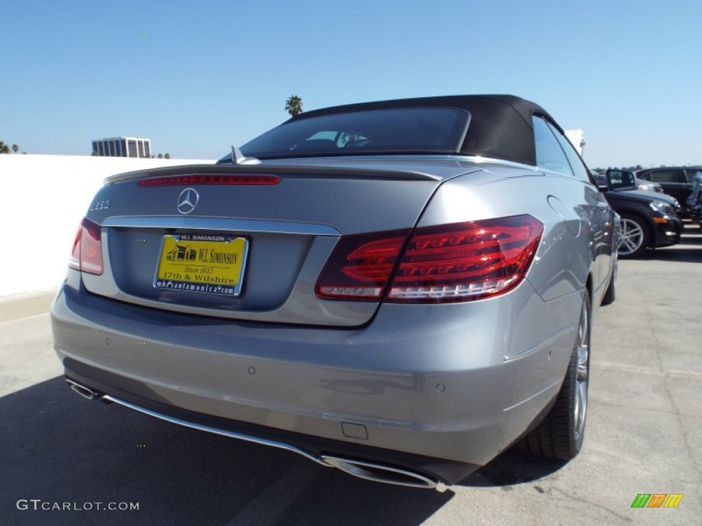 2014 E 350 Cabriolet - Paladium Silver Metallic / Black photo #8