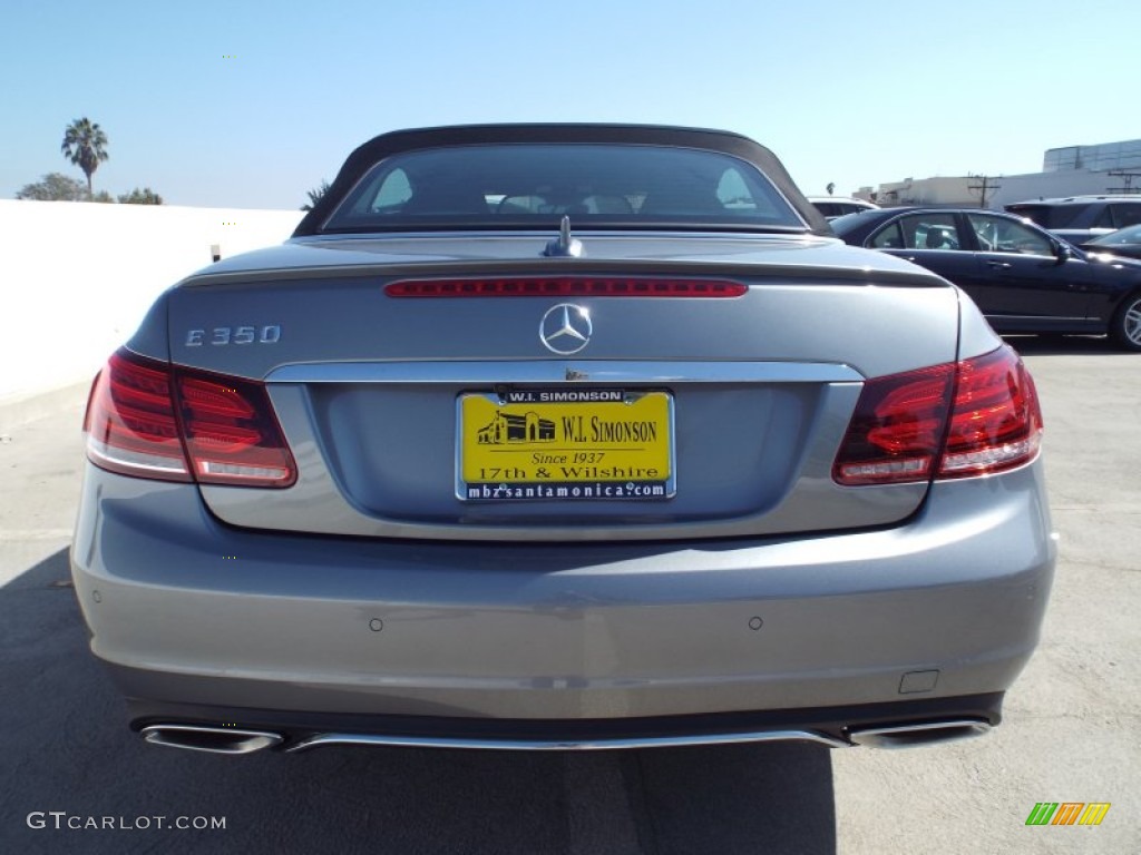 2014 E 350 Cabriolet - Paladium Silver Metallic / Black photo #9